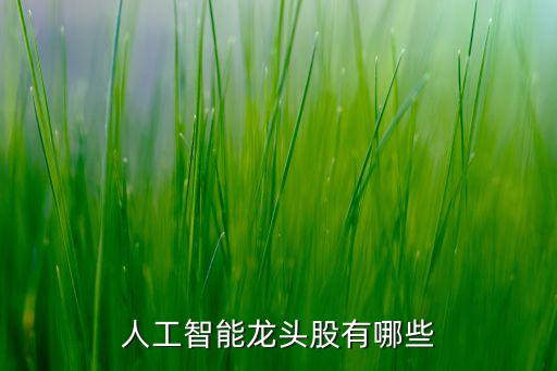 人工智能龍頭股有哪些