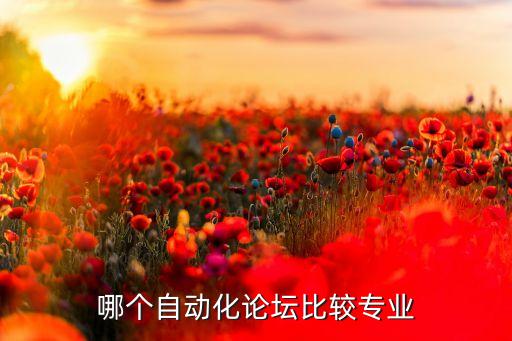 BBS自動化，專業(yè)的自動化論壇是哪個
