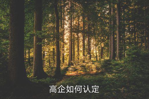 高企如何認(rèn)定