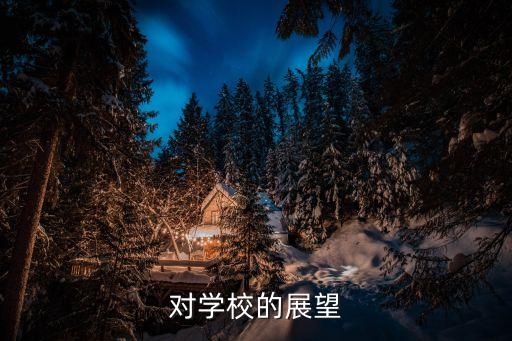 對學(xué)校的展望