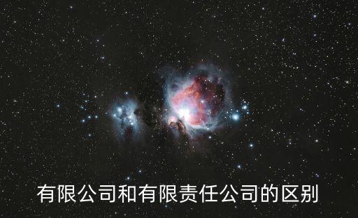 有限公司和有限責(zé)任公司的區(qū)別，有限公司和有限責(zé)任公司的區(qū)別