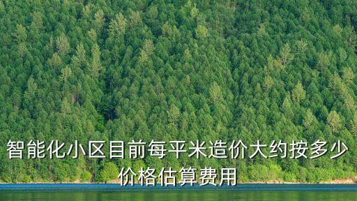 智能化小區(qū)目前每平米造價大約按多少價格估算費用