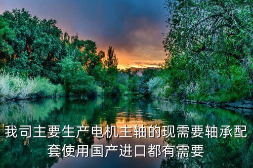 銘鴻機(jī)電設(shè)備有限公司，我司主要生產(chǎn)電機(jī)主軸的現(xiàn)需要軸承配套使用國產(chǎn)進(jìn)口都有需要