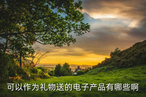 可以作為禮物送的電子產(chǎn)品有哪些啊