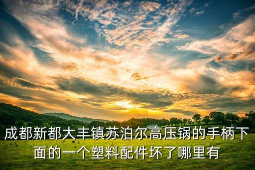 成都新都大豐鎮(zhèn)蘇泊爾高壓鍋的手柄下面的一個(gè)塑料配件壞了哪里有
