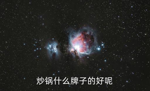 炒鍋什么牌子的好呢