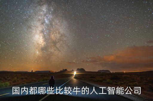 國內(nèi)都哪些比較牛的人工智能公司