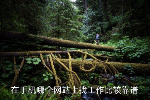 手機找工作在哪里找比較好，在手機哪個網(wǎng)站上找工作比較靠譜