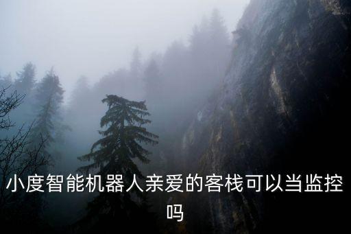 小度智能機器人親愛的客?？梢援?dāng)監(jiān)控嗎