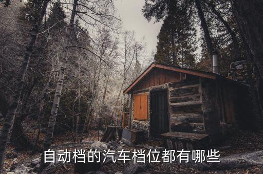 機動車自動檔位介紹，自動擋汽車的檔位介紹