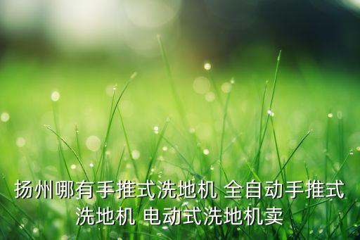 揚(yáng)州哪有手推式洗地機(jī) 全自動(dòng)手推式洗地機(jī) 電動(dòng)式洗地機(jī)賣(mài)