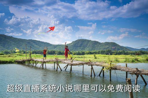 超級(jí)直播系統(tǒng)小說(shuō)哪里可以免費(fèi)閱讀