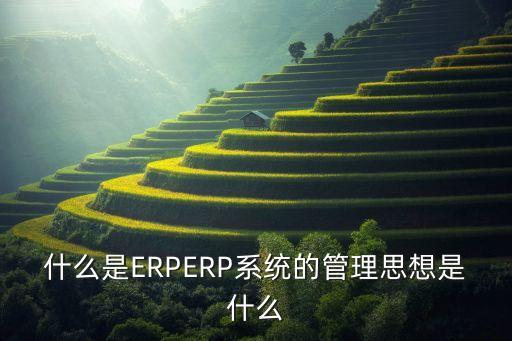 ERP管理思想和技術(shù)，什么是ERPERP系統(tǒng)的管理思想是什么
