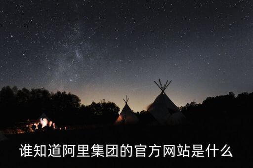 誰(shuí)知道阿里集團(tuán)的官方網(wǎng)站是什么