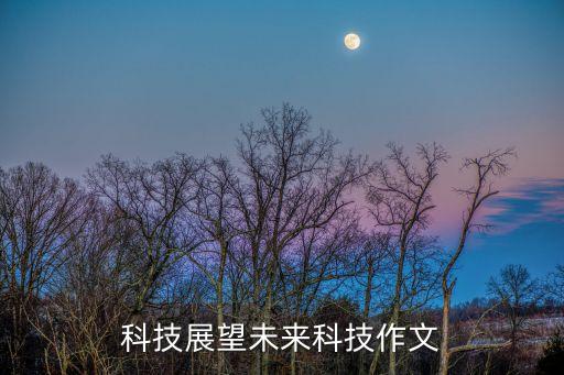 科技展望未來科技作文