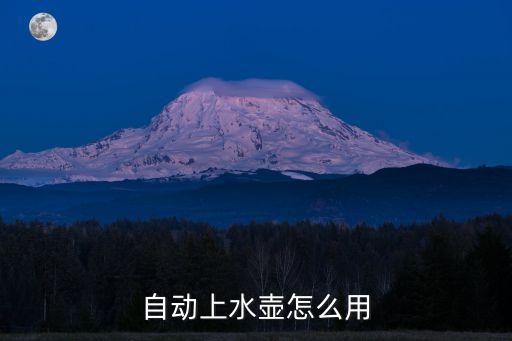 全自動燒水壺自動上水，自動上水壺會上水不會加熱是怎么回事