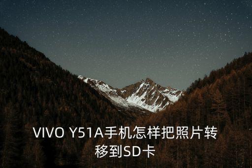VIVO Y51A手機怎樣把照片轉移到SD卡