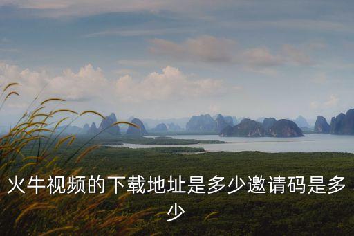 火苗視頻app下載賺錢，火牛視頻的下載地址是多少邀請碼是多少