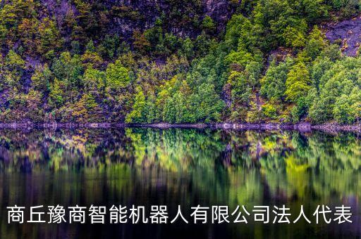 智能機(jī)器人有限公司，商丘豫商智能機(jī)器人有限公司法人代表