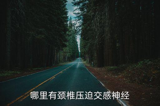 哪里有頸椎壓迫交感神經(jīng)
