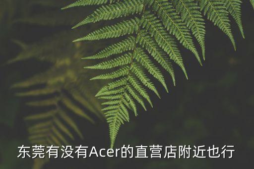 東莞有沒有Acer的直營店附近也行