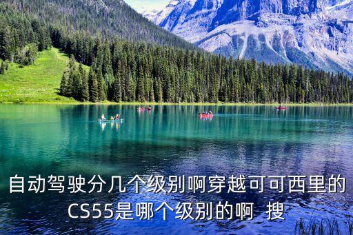 自動(dòng)駕駛分幾個(gè)級(jí)別啊穿越可可西里的CS55是哪個(gè)級(jí)別的啊  搜