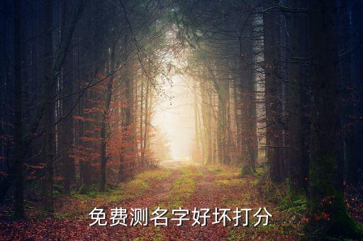 免費(fèi)測(cè)名字好壞打分