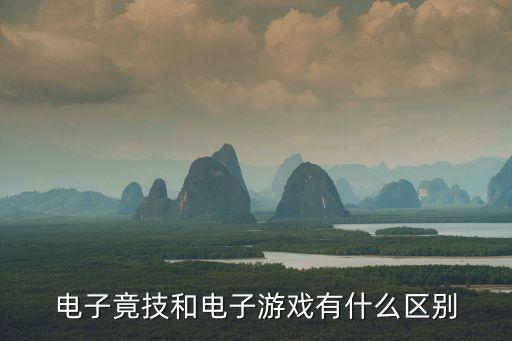 電子竟技和電子游戲有什么區(qū)別