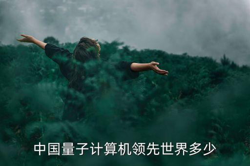 中國量子計算機領(lǐng)先世界多少