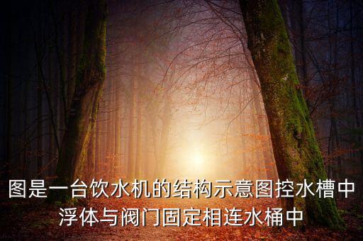 圖是一臺(tái)飲水機(jī)的結(jié)構(gòu)示意圖控水槽中浮體與閥門(mén)固定相連水桶中