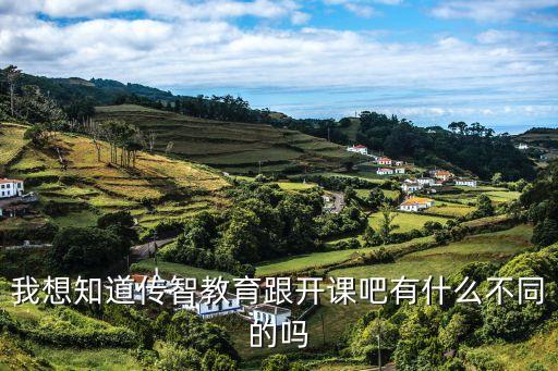 我想知道傳智教育跟開課吧有什么不同的嗎