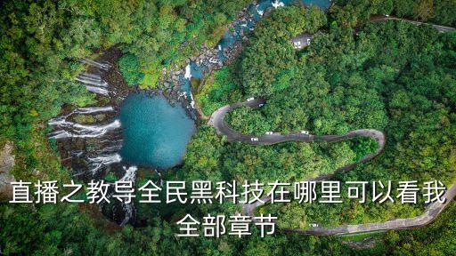 直播之教導(dǎo)全民黑科技在哪里可以看我全部章節(jié)