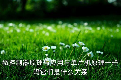 微控制器原理與應用與單片機原理一樣嗎它們是什么關(guān)系