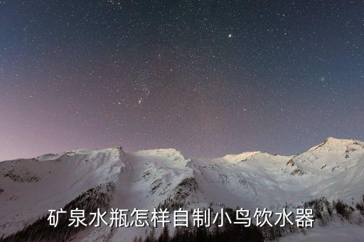 自動飲水器怎么制作，礦泉水瓶怎樣自制小鳥飲水器