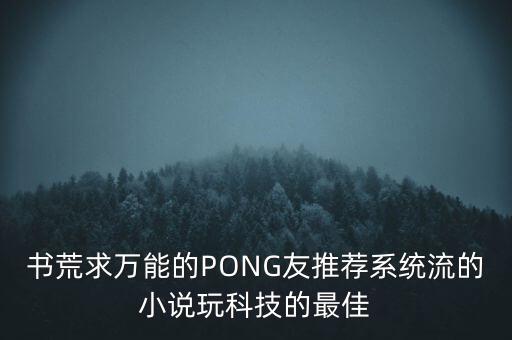 書荒求萬能的PONG友推薦系統(tǒng)流的小說玩科技的最佳