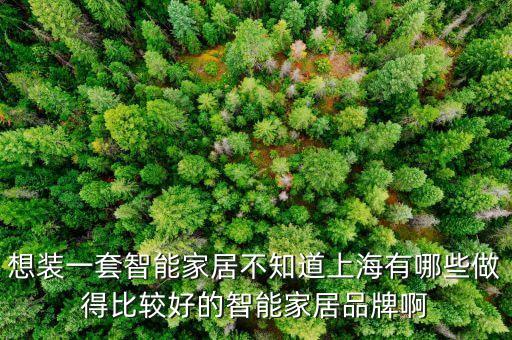 上海智能科技公司排名，上海智能家居廠家有哪些