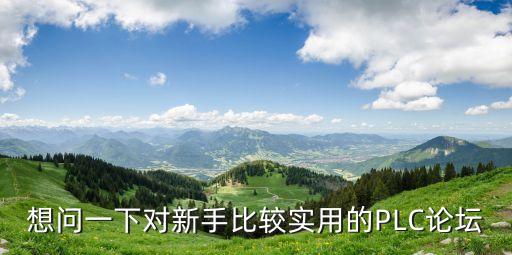 想問一下對(duì)新手比較實(shí)用的PLC論壇