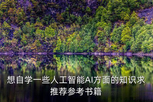 人工智能視覺識別技術(shù)書，推薦一本人工智能或模式識別方面的書