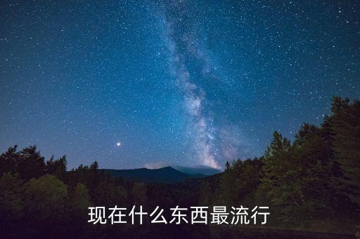 現(xiàn)在什么東西最流行