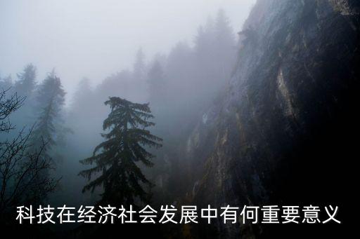 科技在經(jīng)濟(jì)社會(huì)發(fā)展中有何重要意義