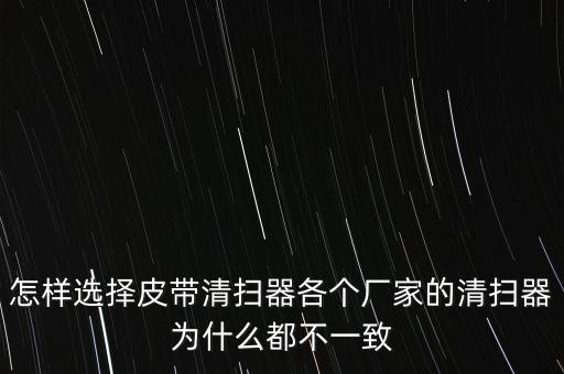 怎樣選擇皮帶清掃器各個(gè)廠家的清掃器為什么都不一致