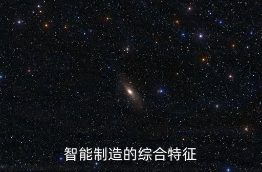 智能制造的綜合特征
