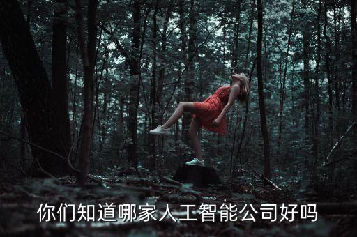你們知道哪家人工智能公司好嗎