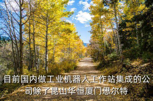 目前國內(nèi)做工業(yè)機(jī)器人工作站集成的公司除了昆山華恒廈門思爾特