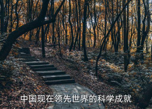 中國領(lǐng)先的科技成果，中國現(xiàn)在領(lǐng)先世界的科學(xué)成就