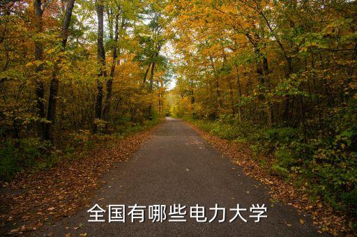全國有哪些電力大學(xué)