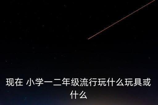 現(xiàn)在 小學(xué)一二年級(jí)流行玩什么玩具或什么