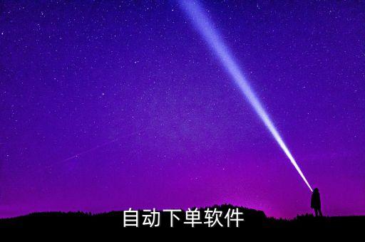 自動(dòng)下單軟件