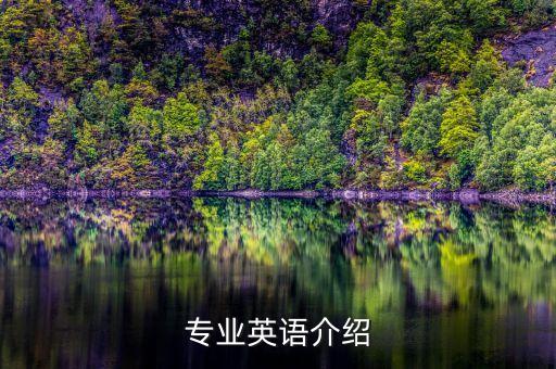 專業(yè)英語介紹