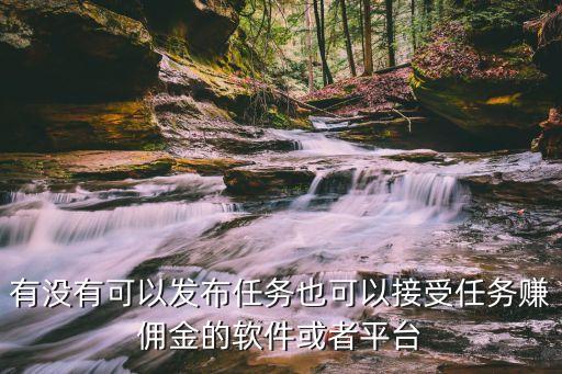 有沒有可以發(fā)布任務(wù)也可以接受任務(wù)賺傭金的軟件或者平臺